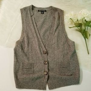 Banana Republic button up casual sweater vest